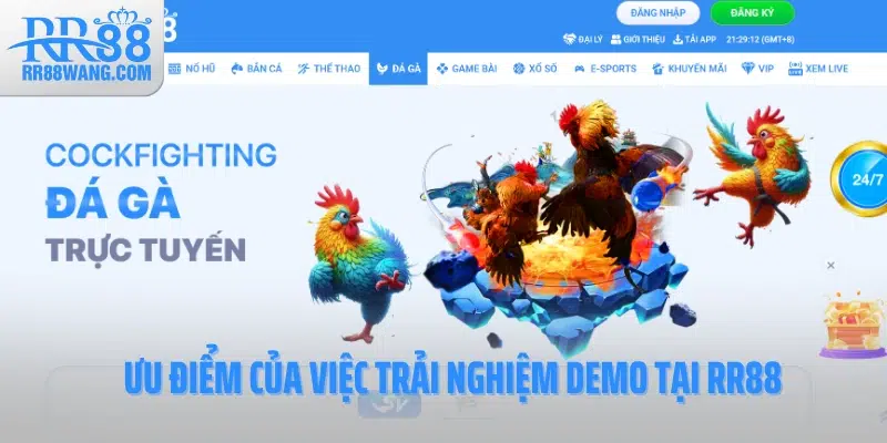Ưu điểm của việc trải nghiệm demo tại RR88